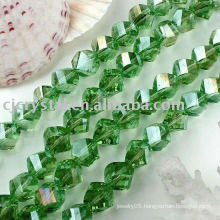 crystal twist beads